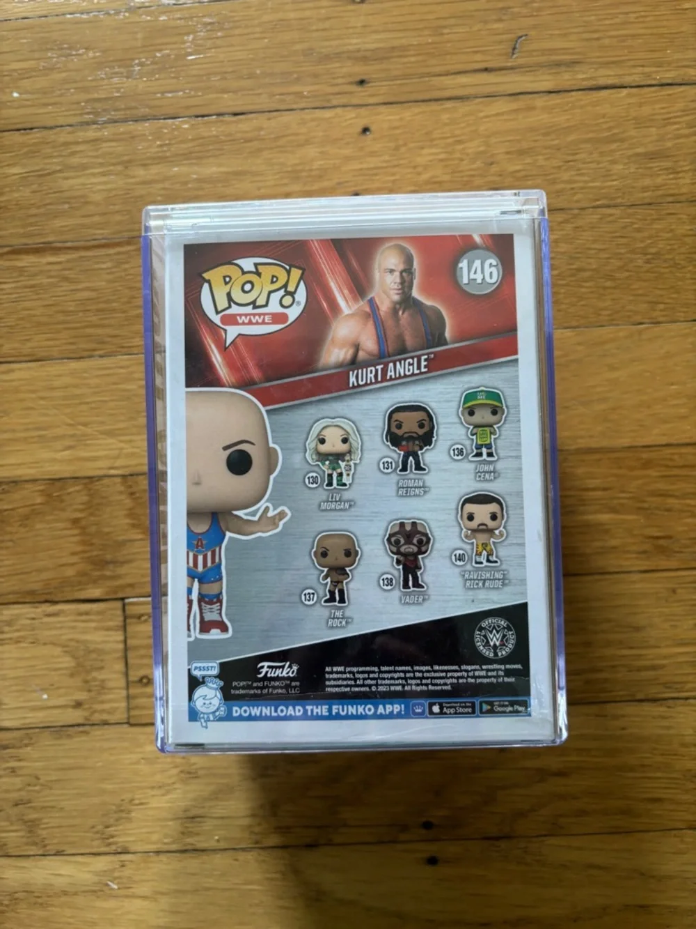 Funko Pop! Kurt Angle Vinyl Figure with Red Signature - Picture 3 of 4